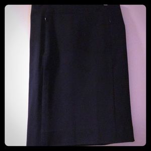 Diane Von Furstenberg Navy Pencil Skirt